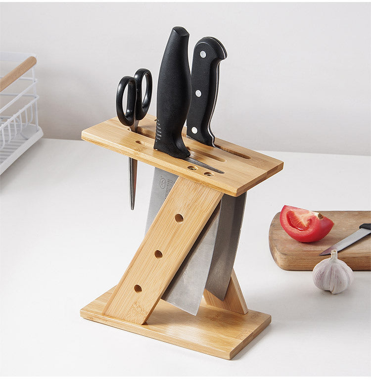 Bamboo Kitchen Knife Holder