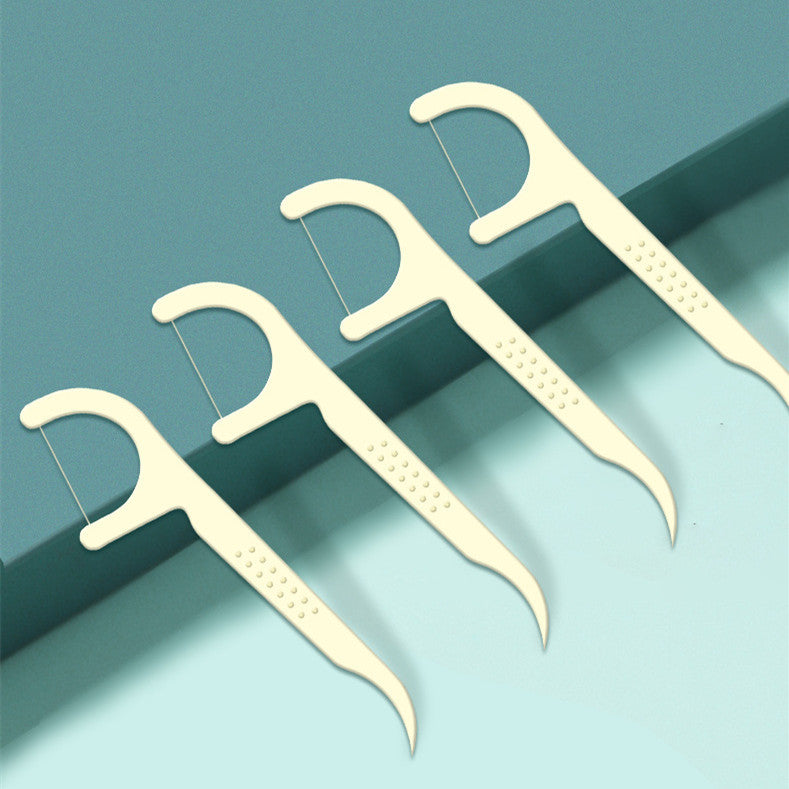Eco-Friendly Degradable Dental Floss Sticks