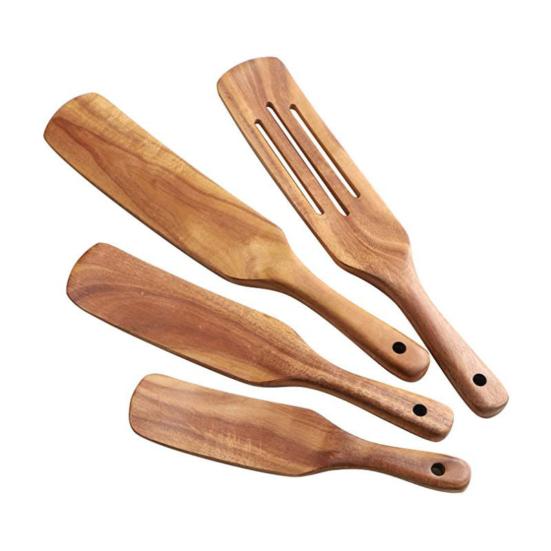 Acacia Wooden Spatula & Spurtle Set