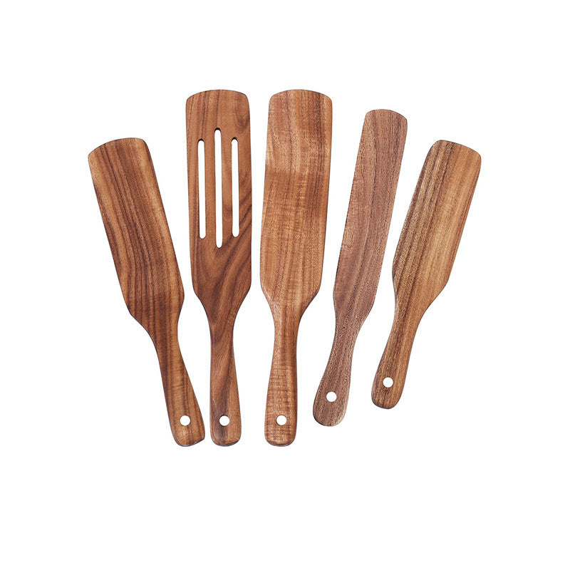 Acacia Wooden Spatula & Spurtle Set