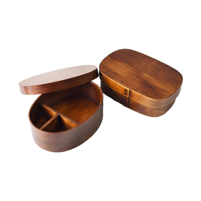 Japanese Wooden Bento Lunch Box