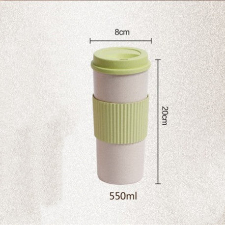 Reusable Wheat Straw Coffee & Tea Cup