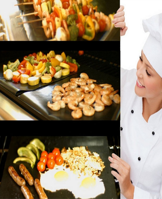 Reusable Non-Stick Barbeque Baking Sheets