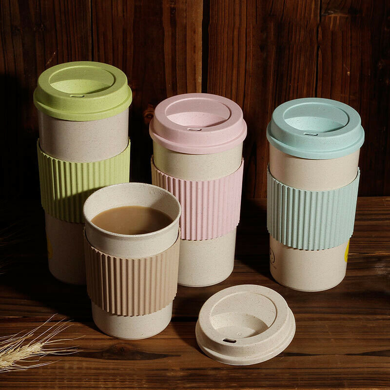 Reusable Wheat Straw Coffee & Tea Cup