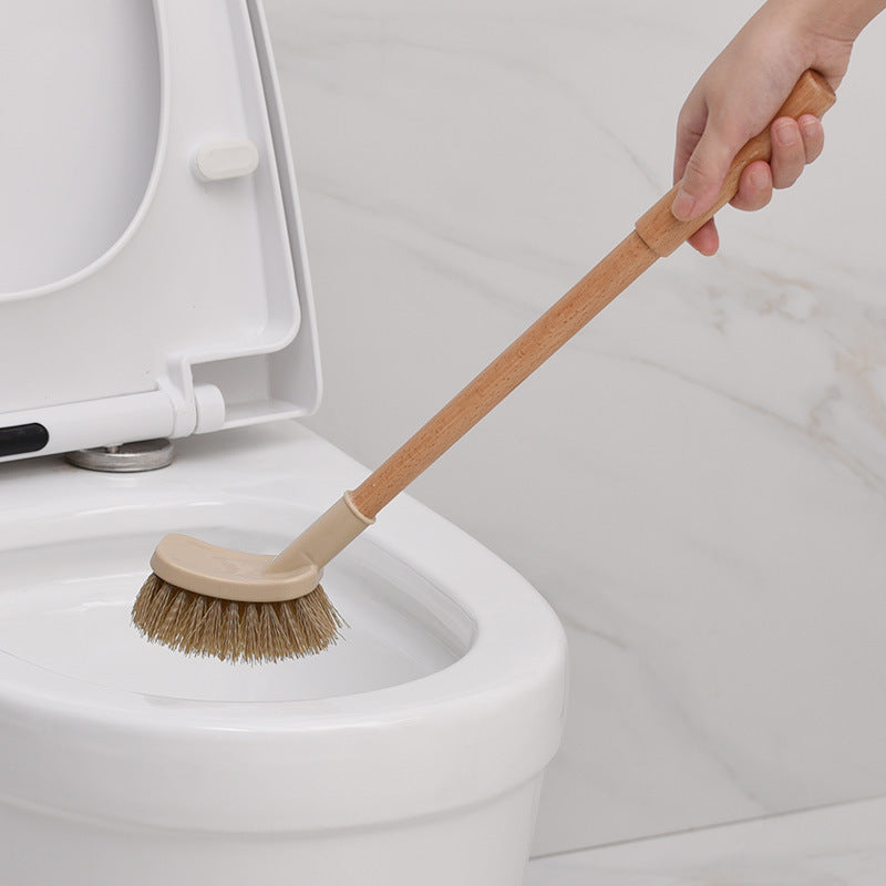 Wooden Handle Toilet & Cleaning Brush