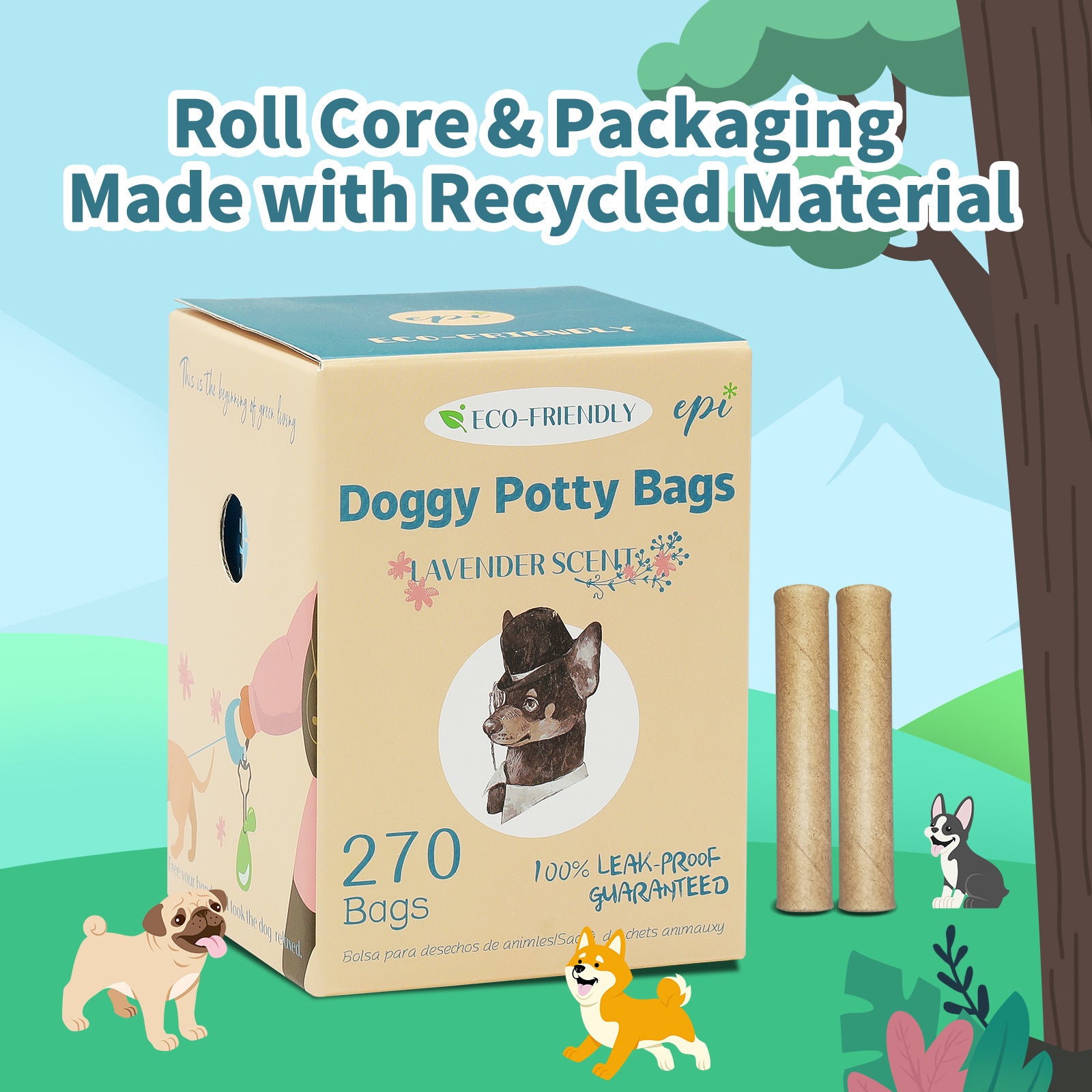 Eco-Friendly Biodegradable Poop Bag