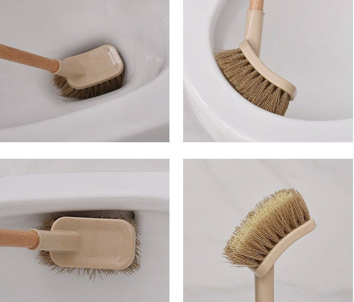 Wooden Handle Toilet & Cleaning Brush