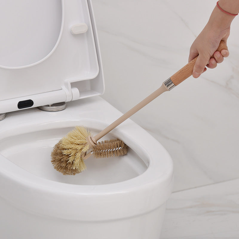 Wooden Handle Toilet & Cleaning Brush