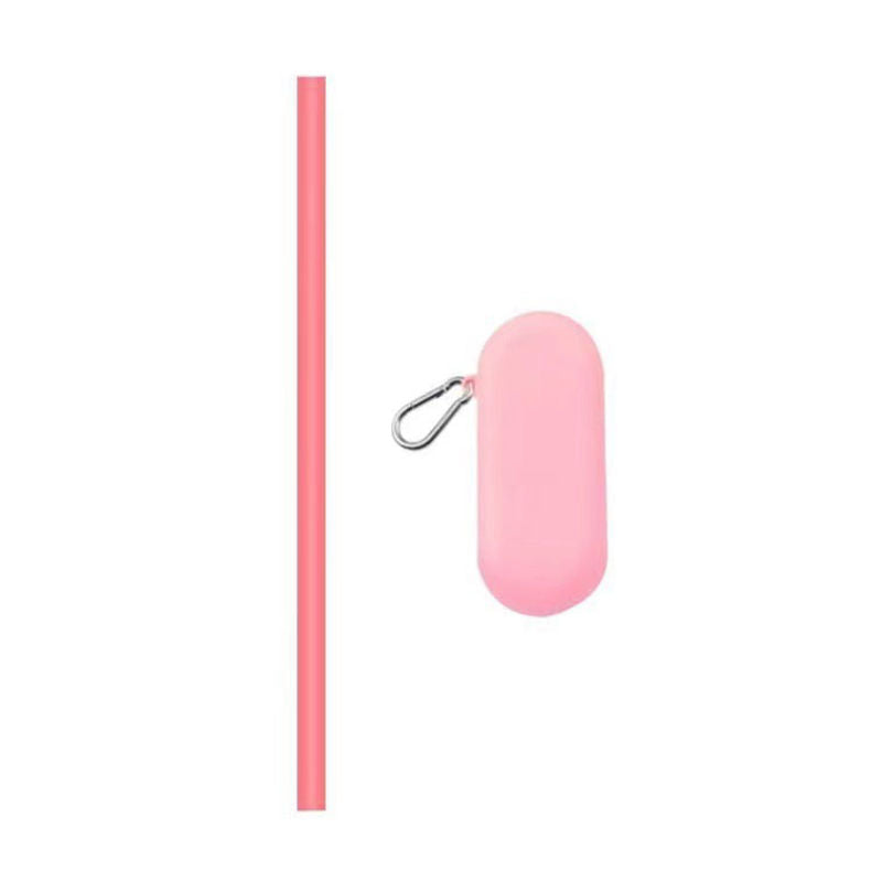 Reusable Silicone Buckle Straw
