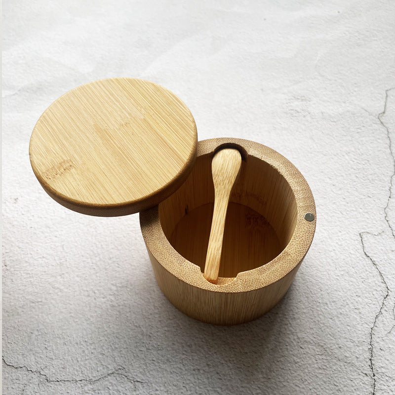 Bamboo Salt Jar & Seasoning Box