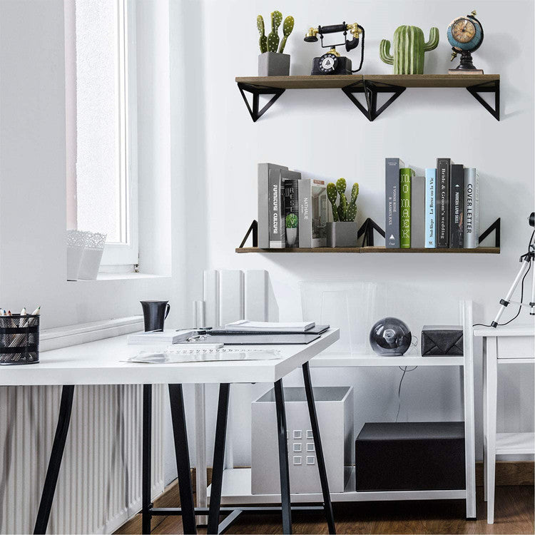Wall-Mounted Floating Shelf Bracket