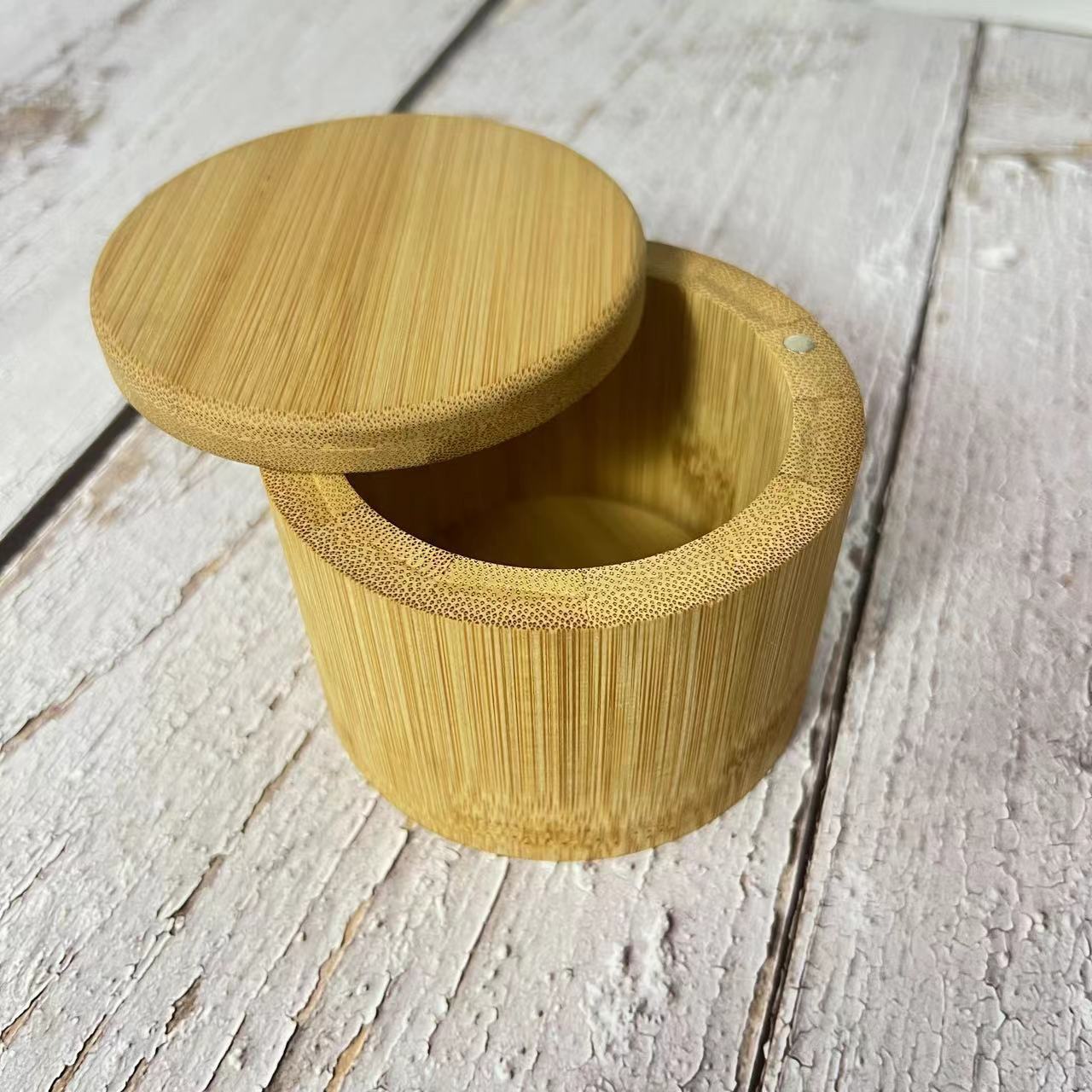 Bamboo Salt Jar & Seasoning Box