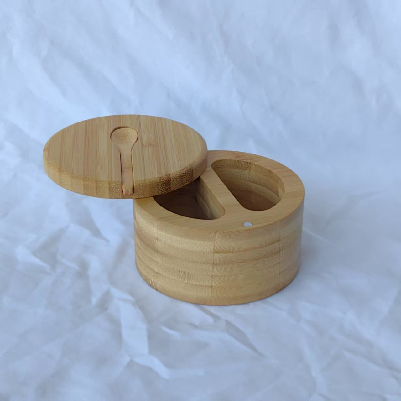 Bamboo Salt Jar & Seasoning Box