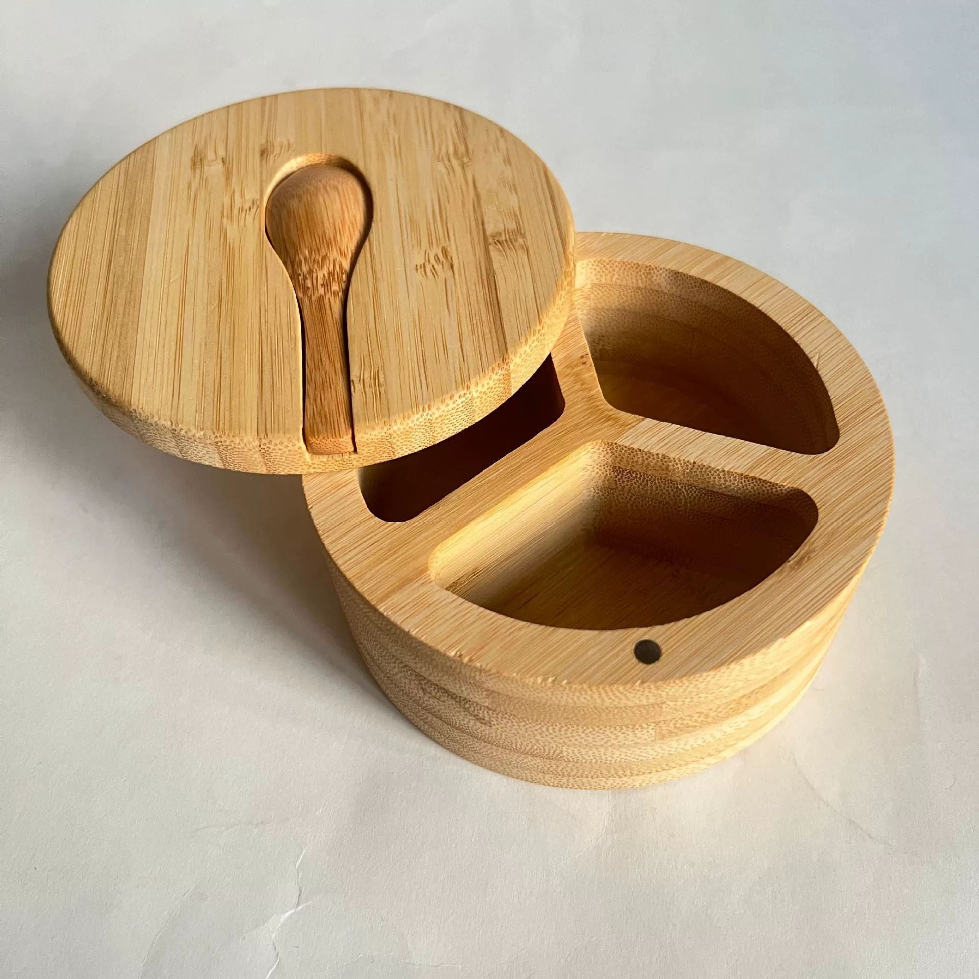 Bamboo Salt Jar & Seasoning Box